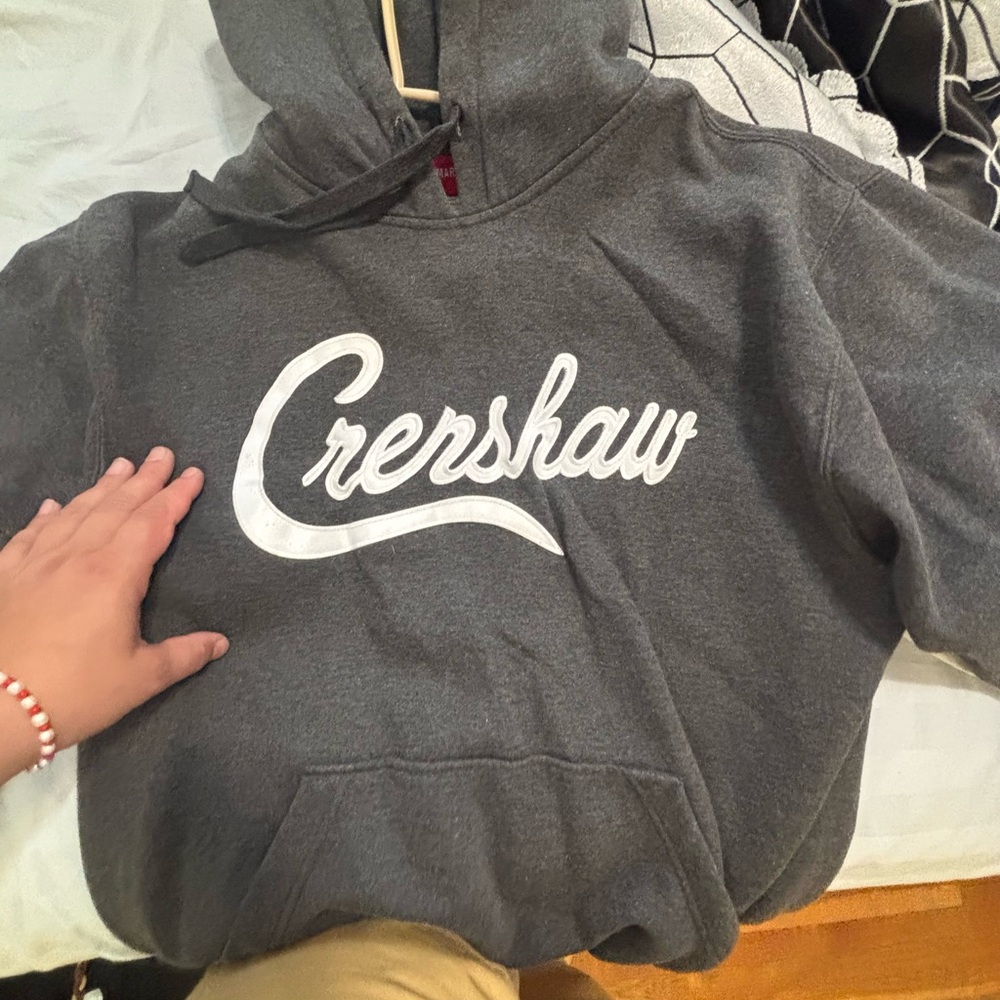 Nipsey Hussle the marathon clothing Gray Crenshaw Hoodie